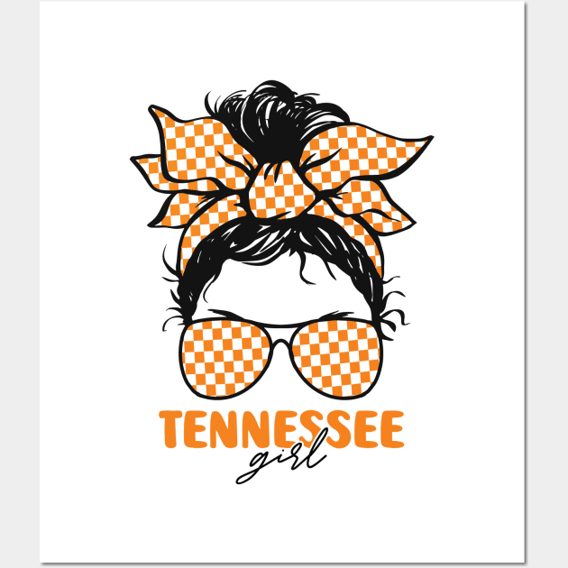 Proud Tennessee Girl Letting My Roots Show // Messy Hair Don't Care Tennessee Wall Art by Now Boarding